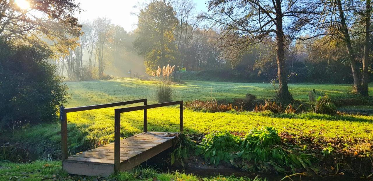 Le Vieux Moulin Gites - A Charming Stone Cottage With Garden View And Seasonal Pool Guégon エクステリア 写真